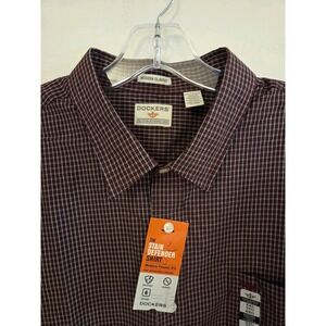 NWT Dockers men's plaid button down-size XXL